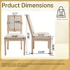 Set of 2 French Country Dining Chairs - 4 of 4