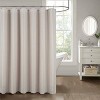 RT Designer Collection Bento Waffle Jacquarduard Shower Curtain 70" x 72" Taupe - 2 of 4