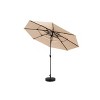 NicBex 10 Ft 3 Tier Patio Umbrella,Outdoor Umbrella for Patio,Table Umbrella Outdoor with Crank,Pool Umbrellas,Base Not Included - 4 of 4