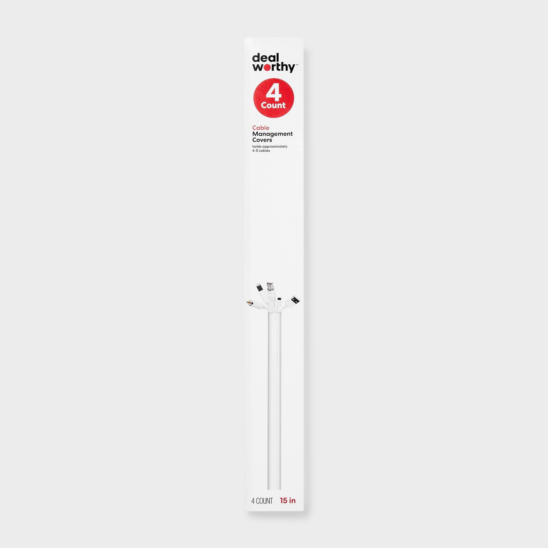 Cable Management Cover - dealworthy™ Set of 4