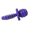 American Pet Supplies Rubber Dental Pacifier Dog Chew Toy with Ridges & Treat Hole - Gentle & Durable - Purple - 2 of 4