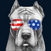 Adult Design By Humans American Pitbull With Sunglasses By Sweatshirt - 2 of 2