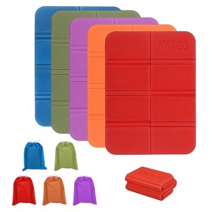 Unique Bargains Portable EVA Foam Outdoor Lightweight Stadium Seat Cushion 5 Pcs - 1 of 4