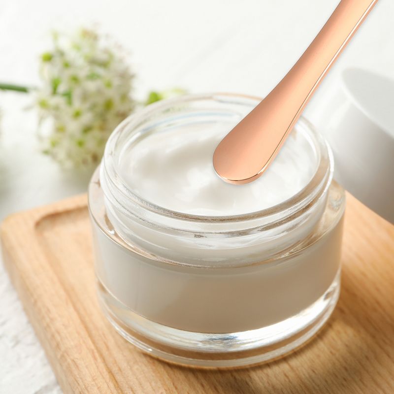 Unique Bargains Eye Cream Massage Sticks Beauty Scoop Makeup Spatula Mini Spoon for Facial Cosmetic Face Cream 2.32"x0.46" 4 Pcs, 2 of 7