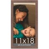 PosterPalooza | Shabby Chic Brown Picture Frame - UV Acrylic, Foam Board Backing, Hanging Hardware - 2 of 4