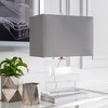 Mark & Day Pui 23.5"H x 16"W x 9"D Modern Clear Table Lamps - 2 of 4