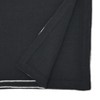 Saro Lifestyle Double Line Embroidered Table Runner, 16"x72", Black - 2 of 4