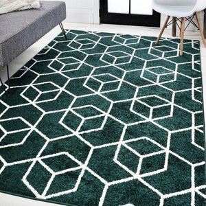 Tumbling Blocks Modern Geometric Area Rug - JONATHAN Y - 1 of 4