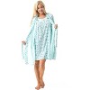Casual Nights Women's 2 Piece Floral Robe and Gown Set - 2 of 4