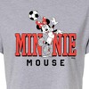 Women's - Disney - Minnie Name Soccer Cropped Graphic T-Shirt - 2 of 4