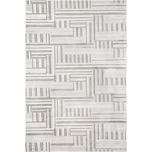 Nuloom Violet Modern Abstract Linework Indoor Area Rug - 1 of 4