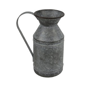 Cheung's Roslind Gray Wash Metal Milk Jug - Small - 1 of 4
