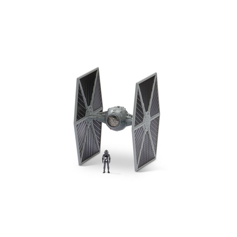 Star Wars Micro Galaxy Squadron TIE Fighter 3&#34; Small Vehicle &#38; Figure  - Gray, 1 of 11