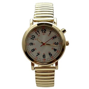 Olivia Pratt Stretch Band Easy Read Nurse Watch with Second Hand Women Watch - 1 of 3