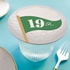 Big Dot of Happiness 25 Ct 19th Hole Golf Drink Coasters, 4-Inch Disposable Round Paper Coasters for Birthday Party, Table Decor for Bar Drinks - 2 of 4