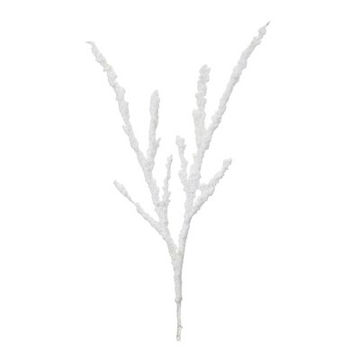 Melrose Frosted Snow Branch (Set of 12)