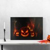 Northlight LED Lighted Jack-O-Lanterns in a Cemetery Halloween Canvas Wall Art 23.5" x 15.5" - 2 of 4