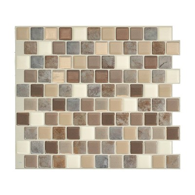 Smart Tiles 3D Peel and Stick Backsplash 4 Sheets of 11.55 x 9.64  Kitchen and Bathroom Wallpaper Minimo Nero - Yahoo Shopping