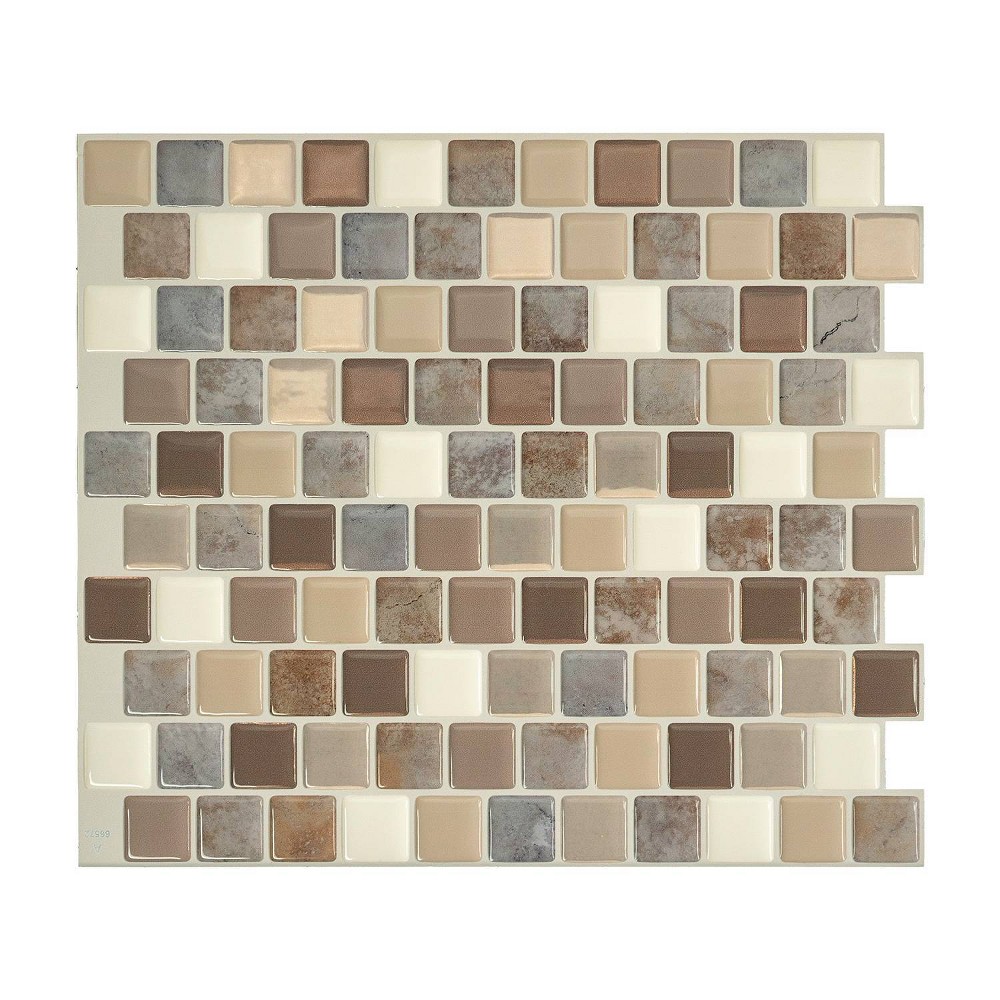 Photos - Wallpaper Smart Tiles 3D Peel and Stick Backsplash 4 Sheets of 10.20" x 8.85" Kitche