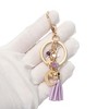Unique Bargains Moon Stars Handbag Charm Purple Gold Tone 1 Pc - 4 of 4