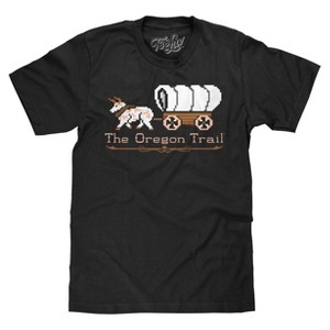 Tee Luv The Oregon Trail Shirt Video Game Logo T-Shirt - 1 of 1
