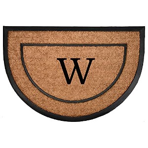 Calloway Mills 106572436W The General Monogram Doormat, 24" x 36", Letter W - 1 of 1