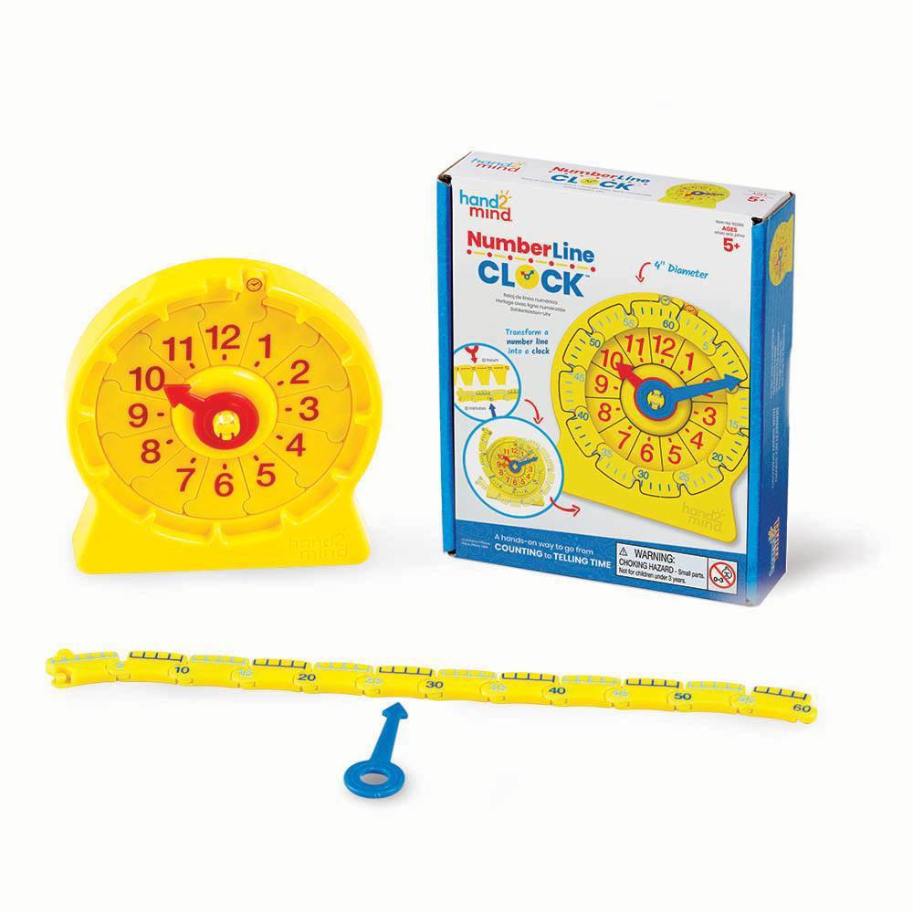 Hand2Mind Number Line Student Clock