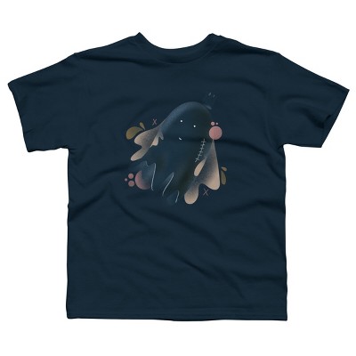 Boy's Design By Humans Little floating ghost By Nebenzu T-Shirt