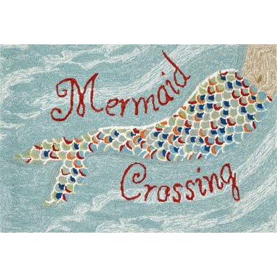 mermaid crossing water