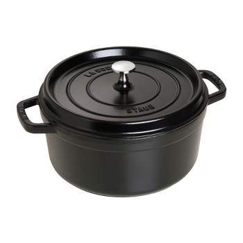 Staub Cast Iron 4-qt Round Cocotte : Target