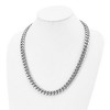 Black Bow Jewelry Men's 12mm Stainless Steel Polished Curb Chain Necklace, 24 Inch - 4 of 4