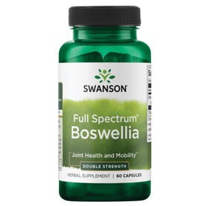 Swanson Full Spectrum Boswellia - Double Strength, Supports Joint Integrity, Movement & Flexibility, 60 Capsules. - 1 of 2