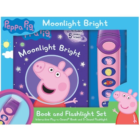 Peppa Pig: Moonlight Bright Book And 5-sound Flashlight Set - By