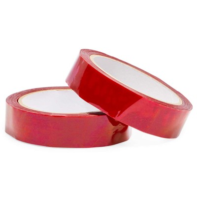 Stockroom Plus 2 Rolls Tamper Evident Tape, Red Security Void Seals (1 Inch x 55 Yards)