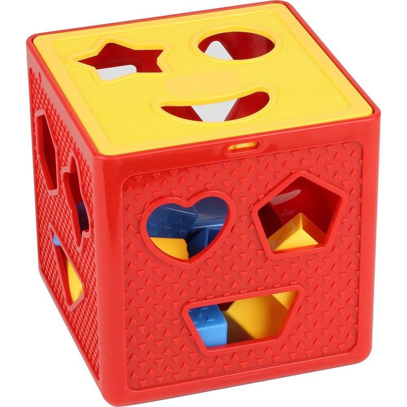 Baby Shape Sorter Toy Blocks - Childrens Blocks Includes 18 Shapes - Color Recognition Shape Toys with Colorful Sorter Cube Box - Play22Usa, 2 of 9