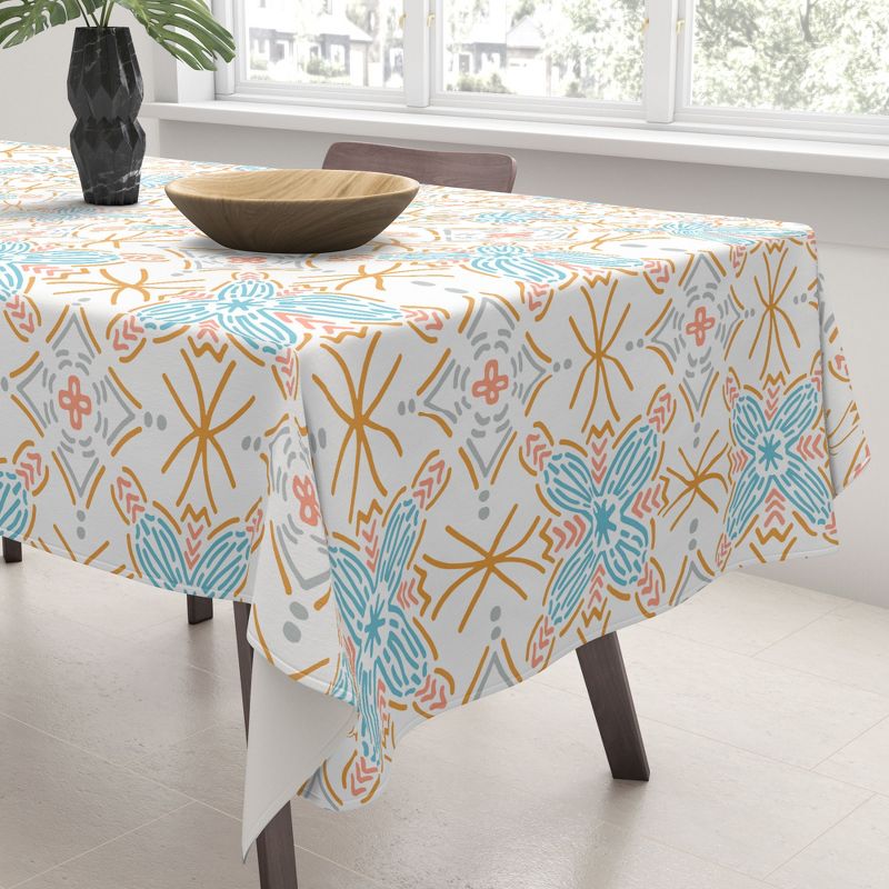 Marta Barragan Camarasa Mosaic boho desert colors D Tablecloth -Deny Designs, 3 of 4