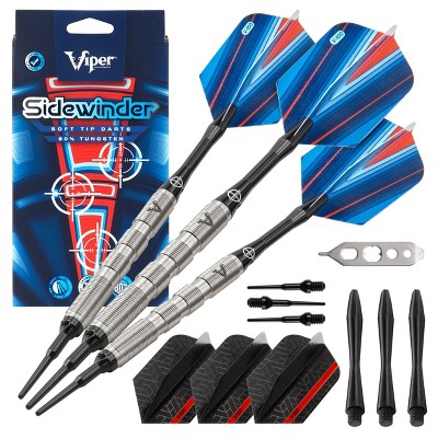 Viper Sidewinder 18 Grams Tungsten Soft Tip Darts Ringed Barrel