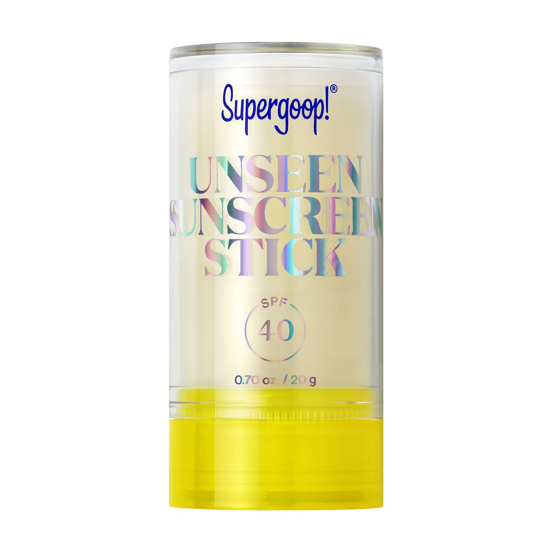 Supergoop! Unseen Clear & Invisible Face Sunscreen Stick - SPF 40 - 0.7oz