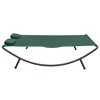 VidaXL Patio Lounge Bed Fabric Green - 3 of 4