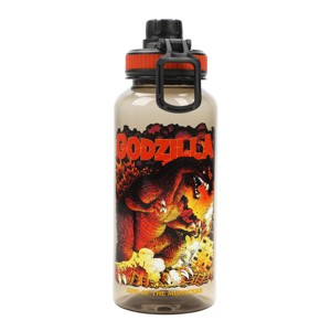 Godzilla King Of The Monsters 32 Oz Black Plastic Water Bottle - 1 of 4