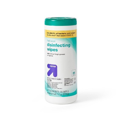 Lemon And Fresh Scent Disinfecting Wipes - 300ct/4pk - Up & Up™ : Target