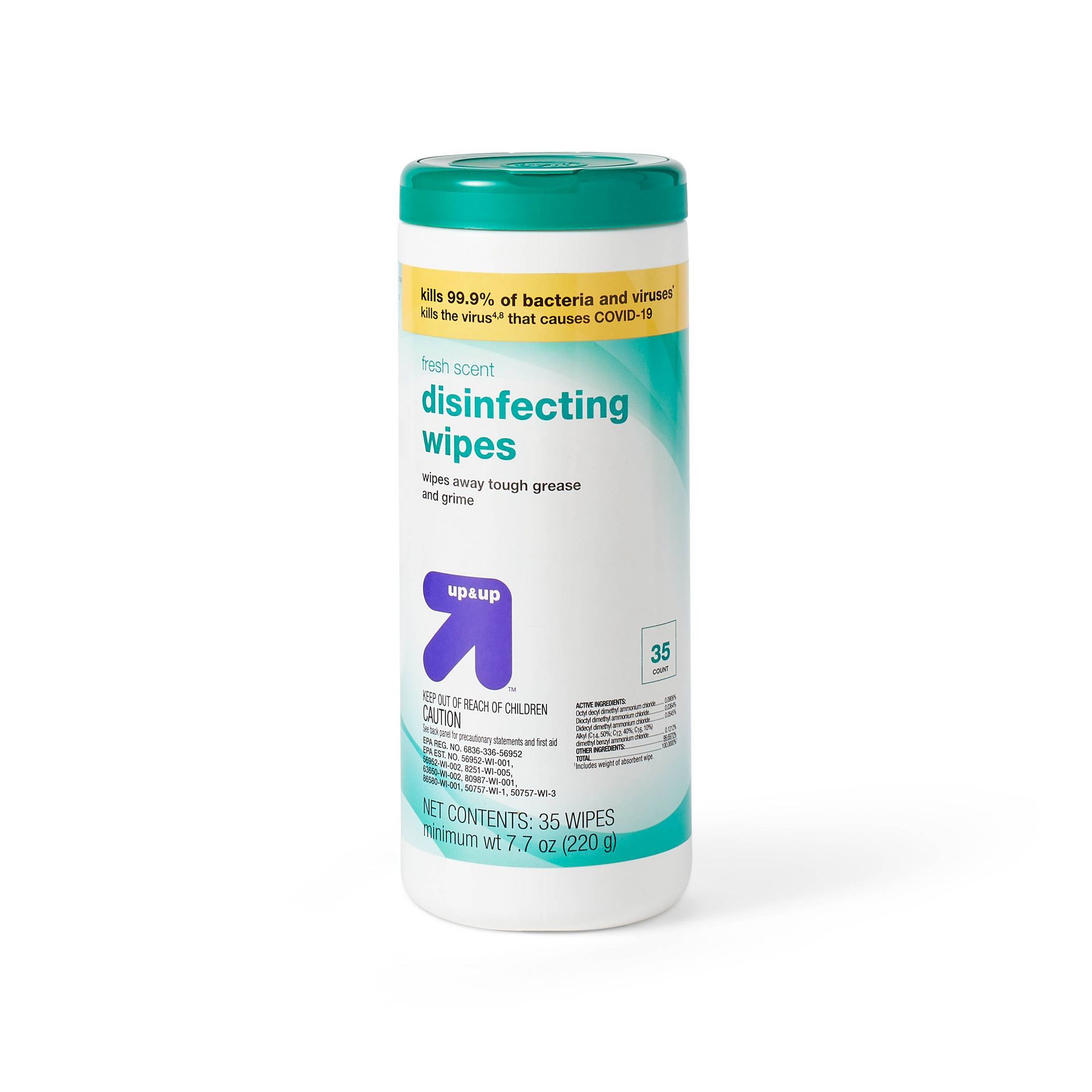 Fresh Scent Disinfecting Wipes - 35ct - up&up™