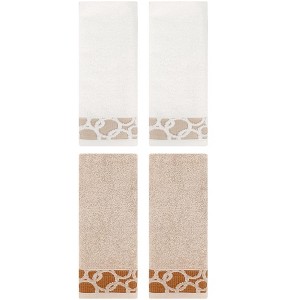 REGALWOVEN Cotton Jacquard Soft Absorbent Hand Towel for Bathroom Home 13" x 29" - 1 of 4