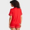 Women's Cloud Knit Short Sleeve Top and Shorts Pajama Set - Auden™ - image 2 of 4