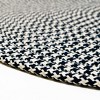 Colonial Mills Milton Houndstooth Tweed Braided Rug, Navy 27" x 46", Oval Shape - 3 of 4