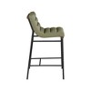 Meridian Furniture,Burke Green Vegan Leather Counter Stool - 3 of 4