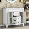 ALEXOUN 36" Bathroom Vanity with Sink Combo,Freestanding Wooden Bathroom Storage Vanity with 2 Drawers & 2 Soft-Closing Doors - 4 of 4