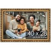 PosterPalooza | 40x28 Wood Antique Frame with UV Acrylic, 4 Finishes: Bronze, Gold, Silver, and Black - 2 of 4