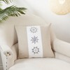 Saro Lifestyle Helm of Adventure Down Filled Throw Pillow, Beige, 18"x18" - 3 of 3