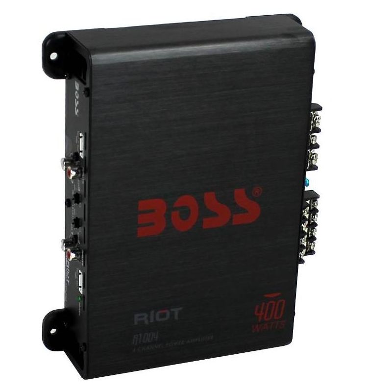 Boss Audio Riot R1004 400 Watt 4 Channel Car Power Amplifier Amp Mosfet (2 Pack), 2 of 7